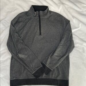 Van Heusen Charcoal Zip-Up Sweater